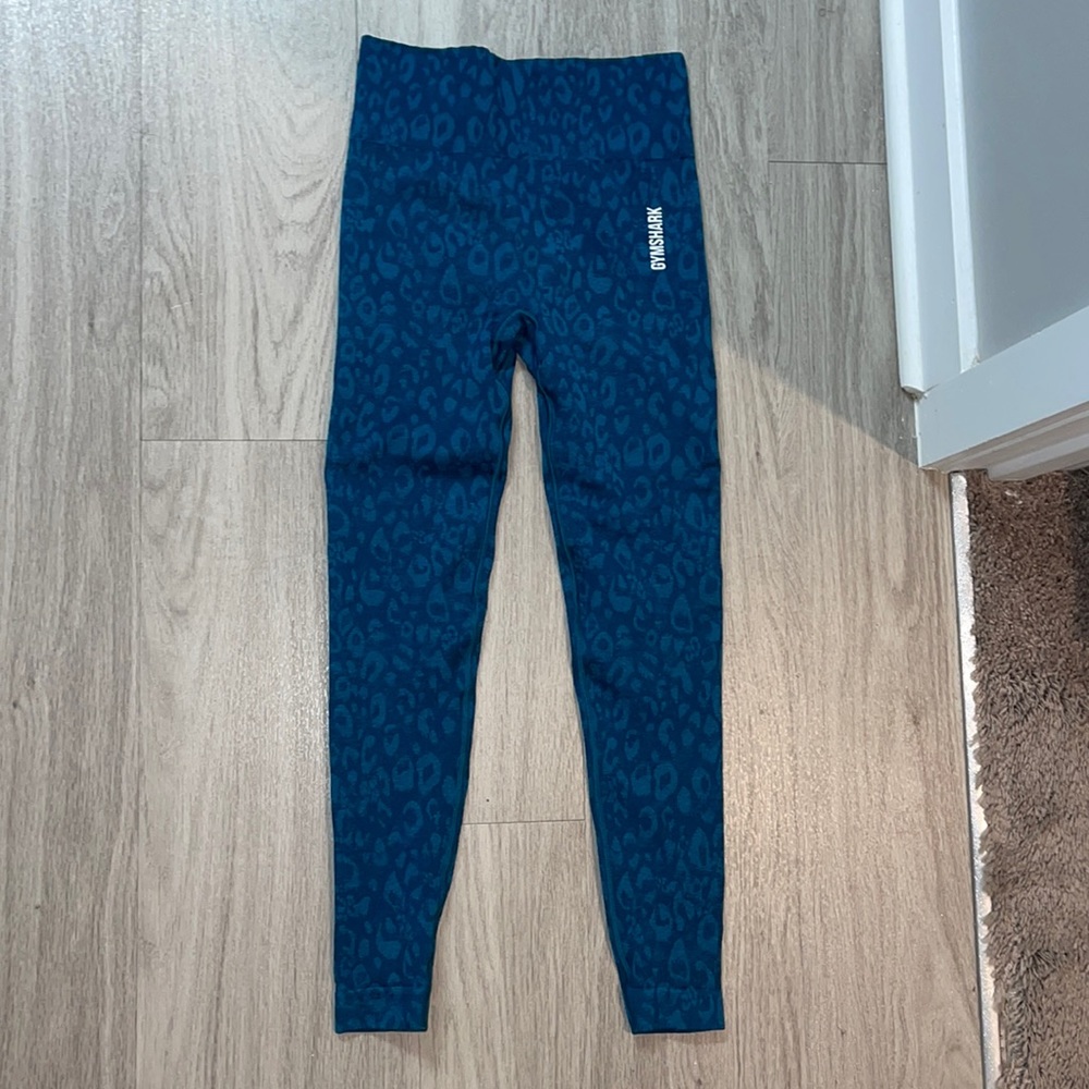 Gymshark adapt animal seamless leggings - teal